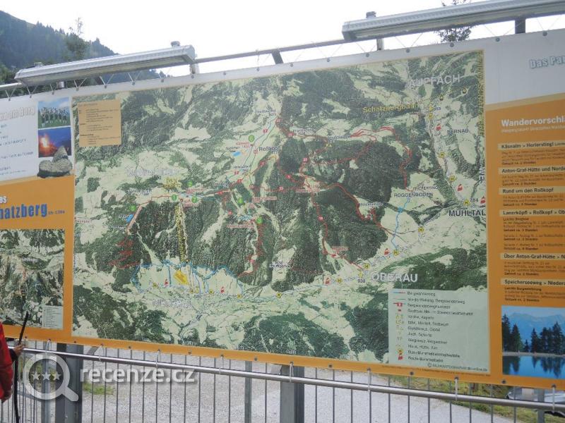 Mapa Wildschönau