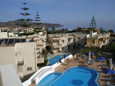 Apartmány Kalimera v letovisku Agia Marina na ostrově Kréta