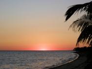 Hotel De La Plage - západ slunce nad Mosambickým průlivem