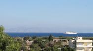 Pohled z hotelu na moře a Turecko