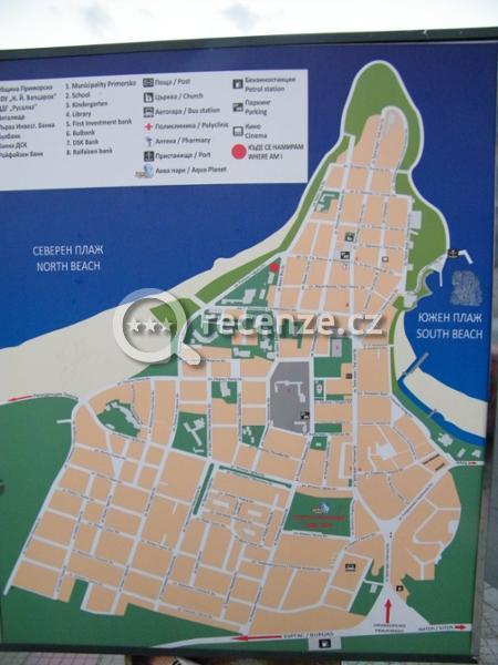 primorsko mapa hotelů dovolená v Bulharsku   Primorsko   penzion Evtimov   Recenze  primorsko mapa hotelů