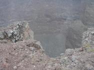 pohled do kráteru