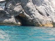 Modré jeskyně,do této jeskyně jsme plavali.Úžasný zážitek