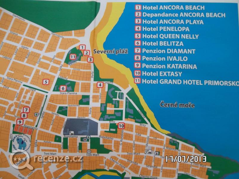 primorsko mapa hotelů Belica už nikdy   Recenze hotelu Hotel Belitsa *** (Bulharsko  primorsko mapa hotelů