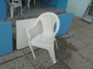 rozlámavé židle areál