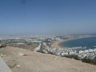 Agadir z pevnosti Kazbah nad mestlen