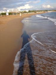 stín na pláži :)