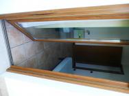 malý balkon s klinou a sušákem - 2lůžkový pokoj