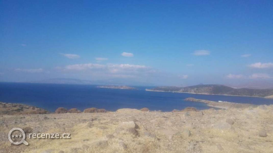 výhled na řecký  ostrov Kós