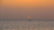 Východ slunce nad Tureckým pobřežím, jedno ráno bylo pobřeží dokonce v mlze vidět.