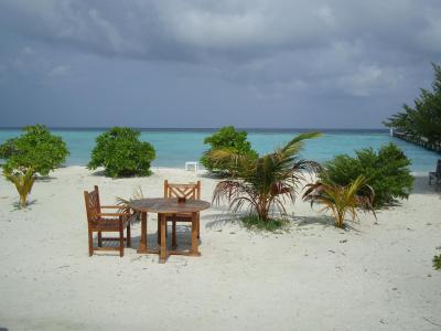 Jednodušší hotel, ale krásné koupání