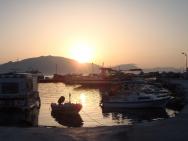 Přístav Agios Sostis - východ slunce