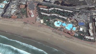 Báječná dovča na pobřeží marockého Agadiru.