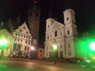 Klatovské náměstí v noci