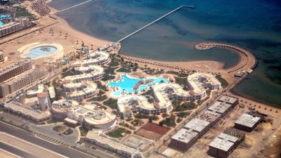 Odpočinková dovča na břehu Rudého moře