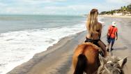 projížďka na koních po pláži