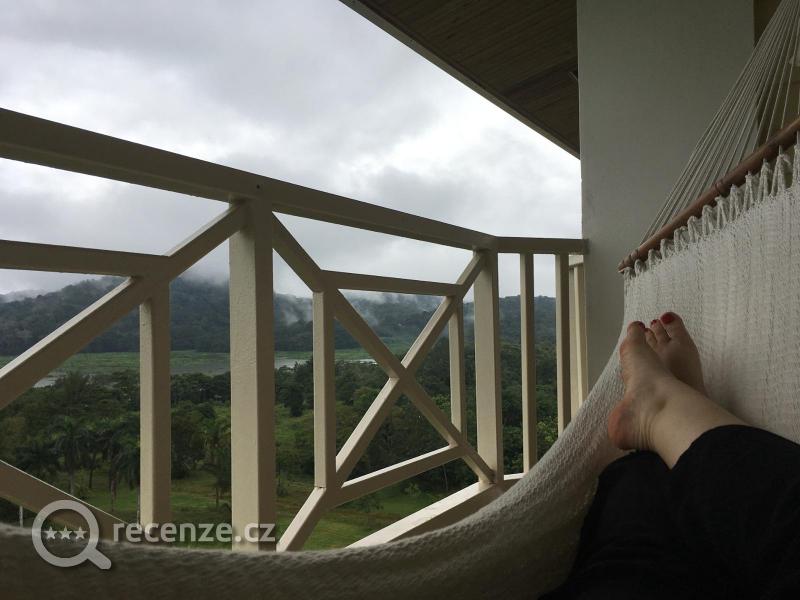Relaxační chvilka na balkóně