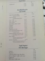 Ceny v hotelovém baru