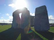 Stonehenge zalité sluncem