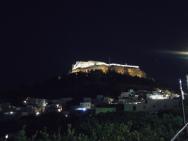 Akropole Lindos v noci