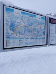 Lyžařské středisko-mapa