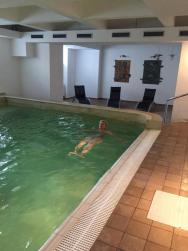 vnitřní solný bazén hotelu Centrál