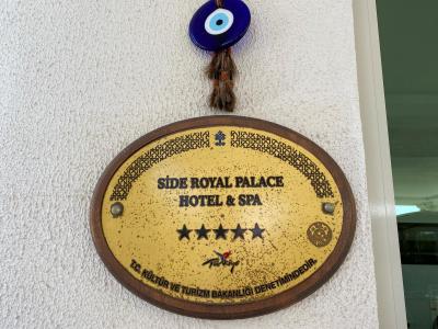 Prohlídka hotelu Side Royal Palace Hotel & Spa *****