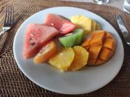Tropical fresh fruit platter