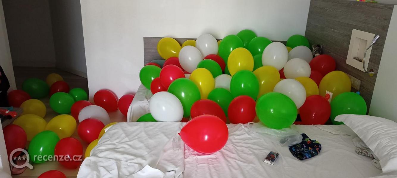 Dárek od hotelu k narozeninám 115 balonku