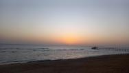 Východ slunce nad Rudým mořem.