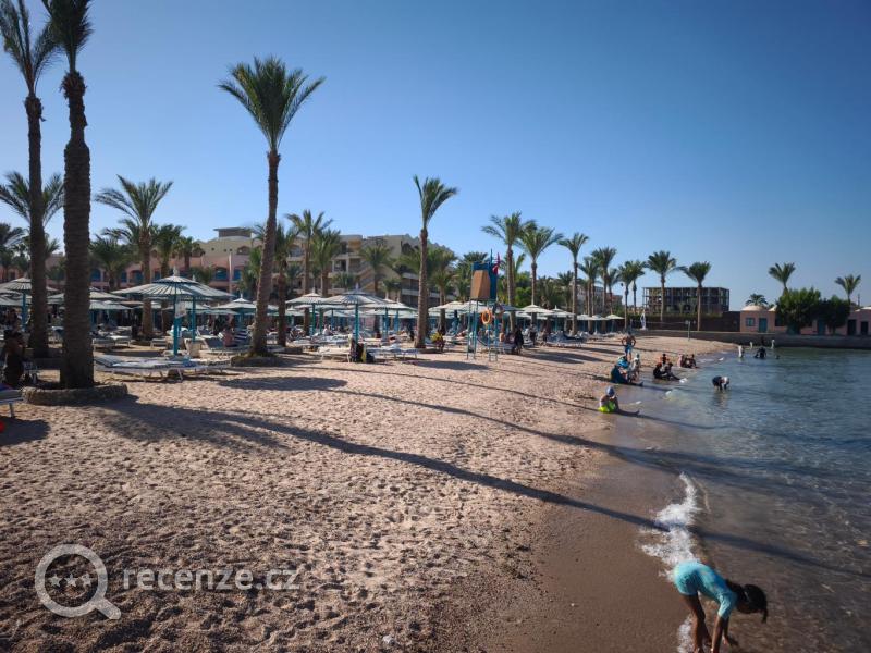 Pláž pokaždé plně obsazena ...